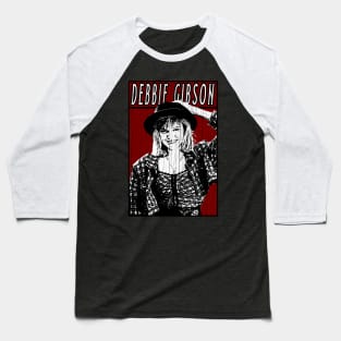 Vintage Retro Debbie Gibson Baseball T-Shirt